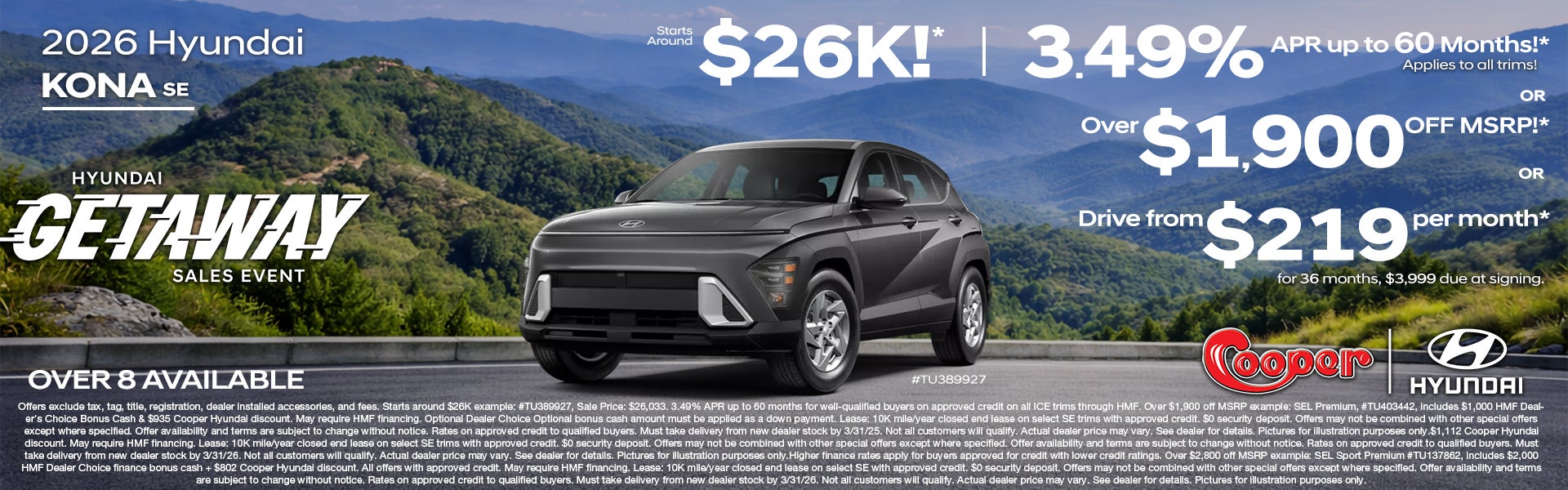 2026 Hyundai KONA SE