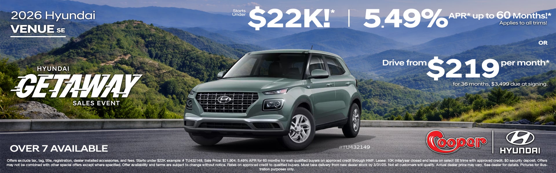 2026 Hyundai VENUE SE