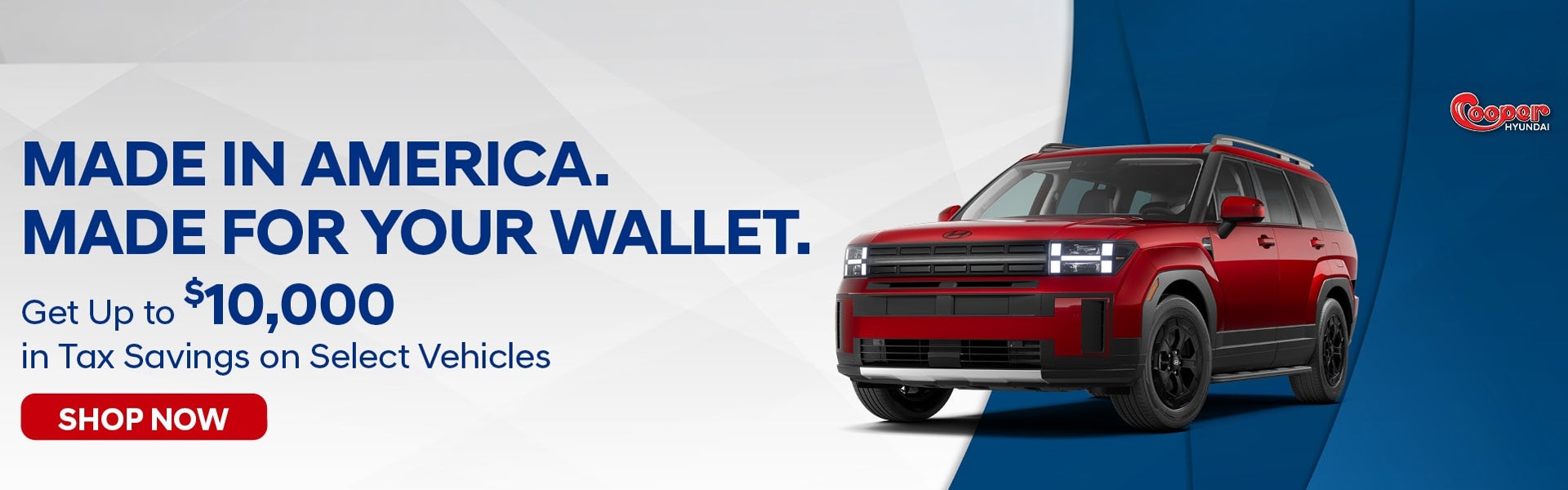 Get Up to $10,000 in Tax Savings at Cooper Hyundai in Anniston AL