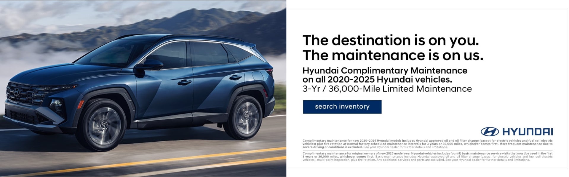 Hyundai Complimentory Maintenanc at Cooper Hyundai in Anniston AL